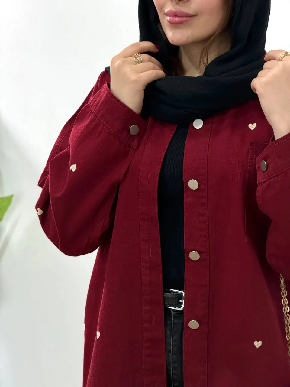 مانتو کتان گلدوزی آیسو پرنا